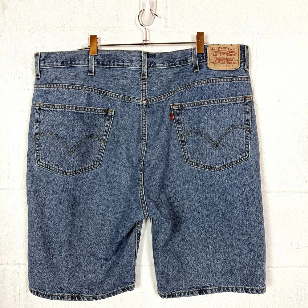 Vintage Levi's Men's 505 Regular Fit Denim Jean Shorts Jorts Y2K 90s Retro SZ 42